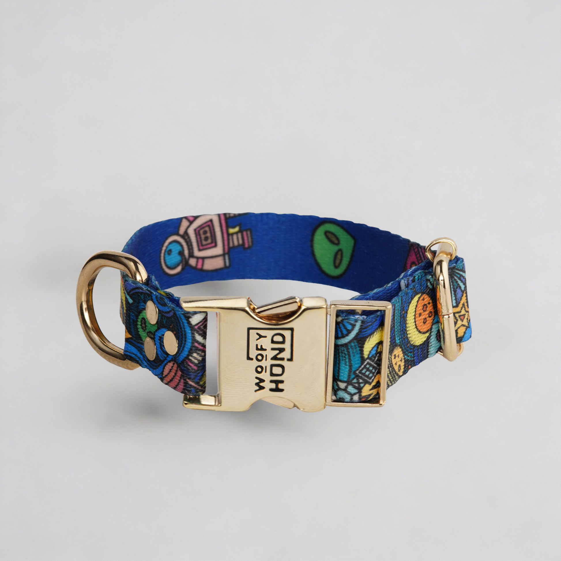 Woofy Halsband Galaxy – Hundehalsband, Vorderansicht