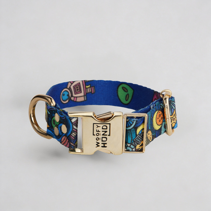Woofy Halsband Galaxy – Hundehalsband, Vorderansicht