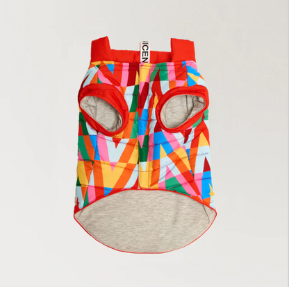 Woofy Color Splash Wasserdichte Pufferjacke