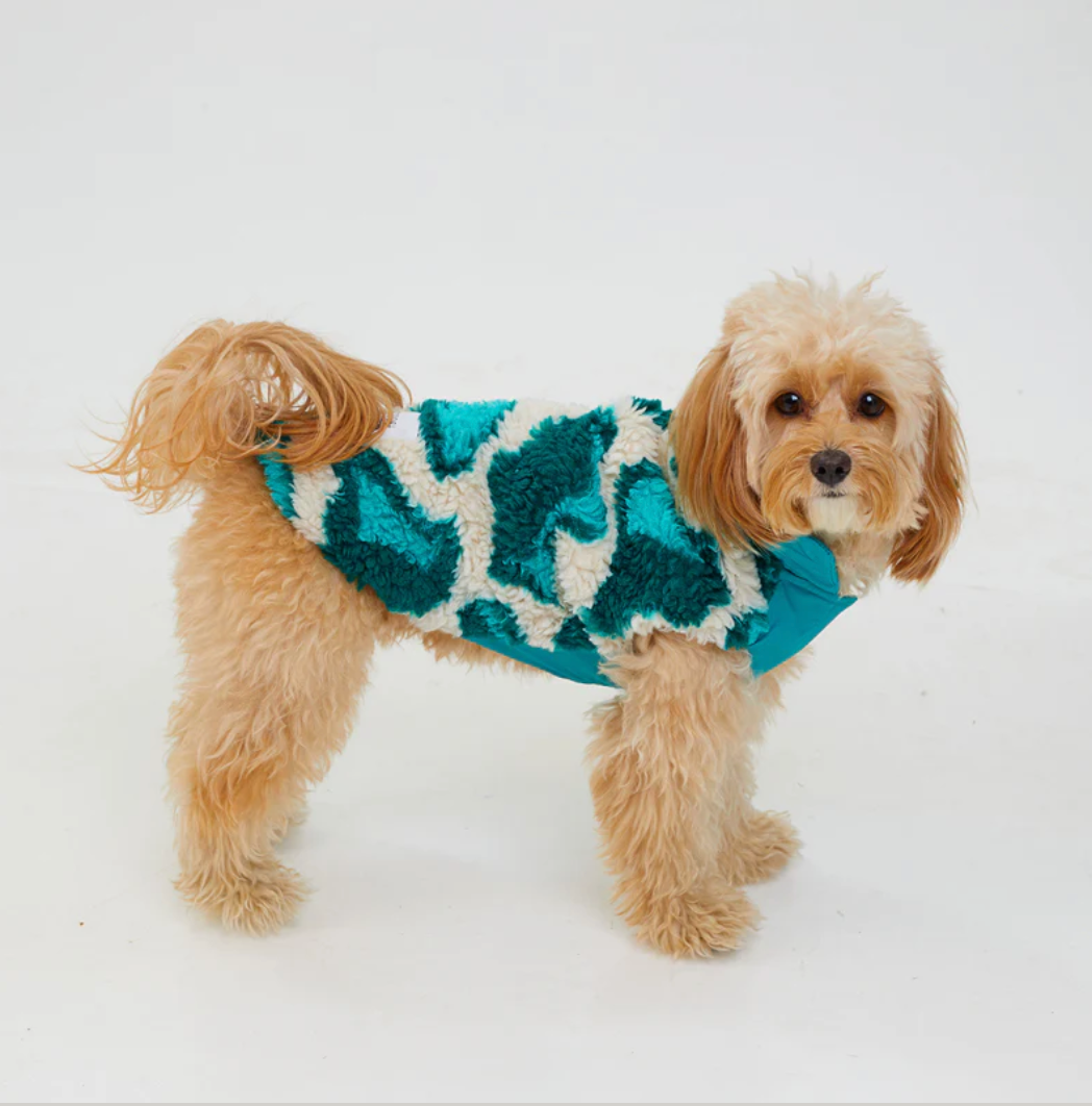 Woofy TürkisTraum Fleece Mantel