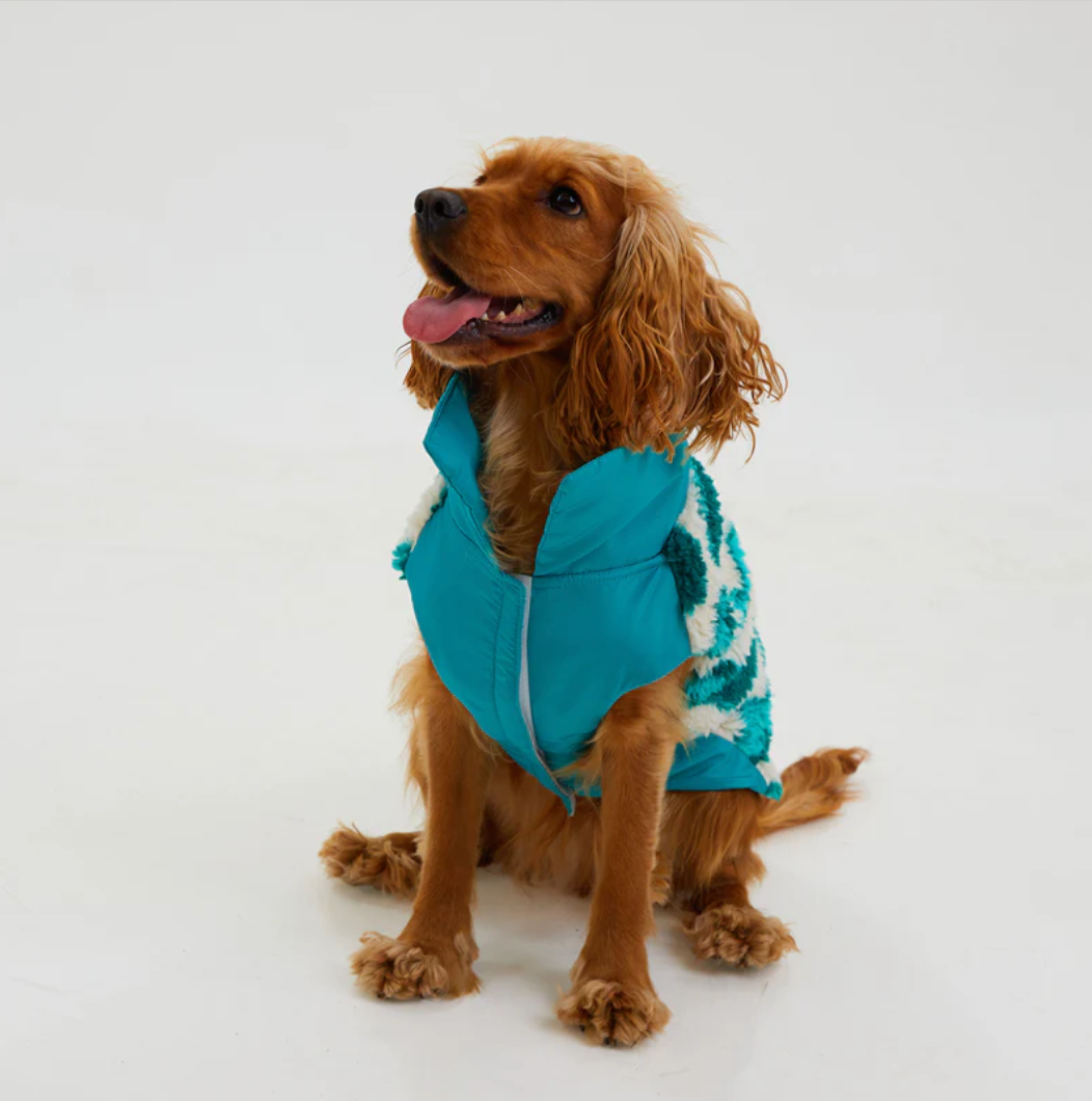 Woofy TürkisTraum Fleece Mantel