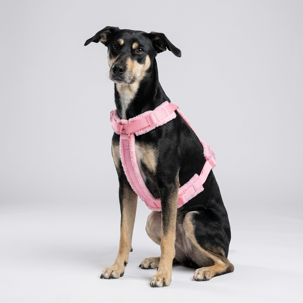 Woofy Hundegeschirr-Set Teddy Rosa
