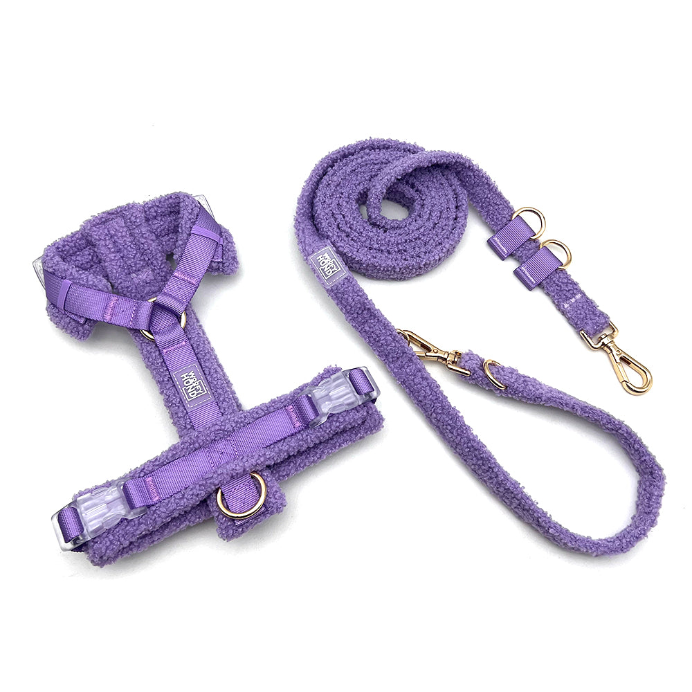 Woofy Hundegeschirr-Set Teddy Violett